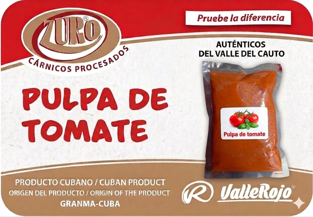 Pulpa de Tomate paquete 500ml